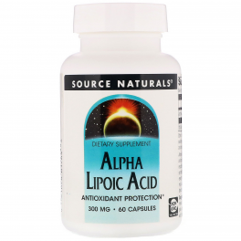 Source Naturals Альфа-липоевая кислота 300 мг 60 капс