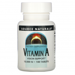 Source Naturals Витамин А 10000ЕД 100 таб
