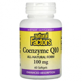 Natural Factors CoQ10 100 мг 60 таб