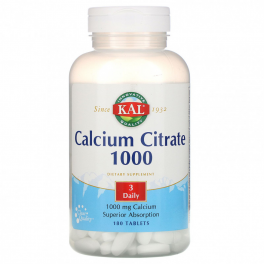 KAL Calcium Citrate 333 мг 180 таб