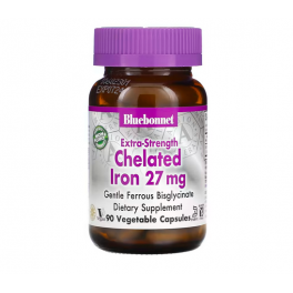 Bluebonnet Nutrition Chelated Iron 27 мг 90 капс