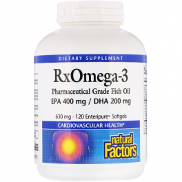 Natural Factors RX omega-3 630 мг 120 капс