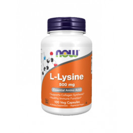 NOW L-Lysine 500 mg 100 капс